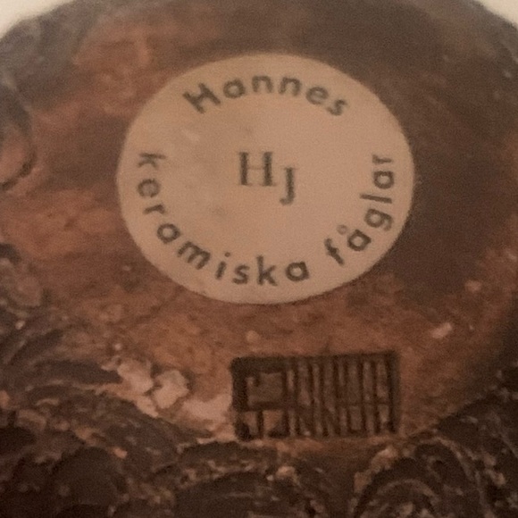 Miniature Hannes Keramiska Faglar Owl Set - Picture 7 of 15